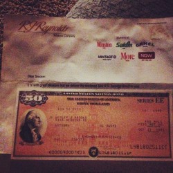 How bout a โ savings bond from RJ Reynolds from &lsquo;91 lol (Taken with Instagram)