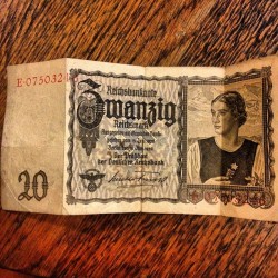 How bout a nazi banknote hahaga (Taken with