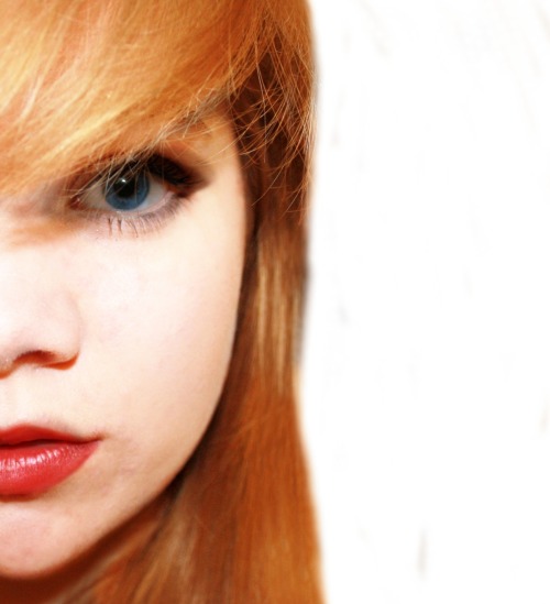 thesecretbiscuit:  A self portrait from a while ago. E. 