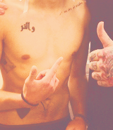 970929970913:  Zayn + tattoos 