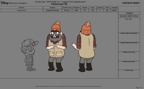 joedrawsstuff: Here’s some of my designs from Gravity Falls : “Legend of the G