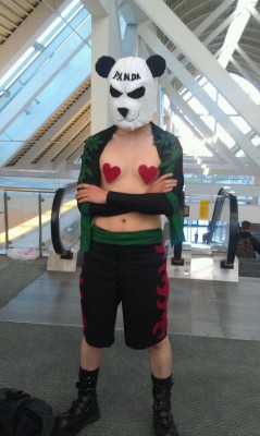erisasan:  joshafrojackson:  Pandaman!  A true One Piece fan!