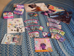 dusty29100:  Bwahahaha! I have all the Pony cards!  Now I need Promo Evil Cadence and Promo Queen Chrysalis…  (ps- Special thanks to  Ask Stalkerloo for the wonderful Dragon prints, you are a great gentleman sir)   So. Jelly. ;______;