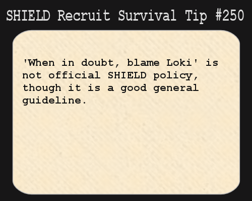 Survival Tips for S.H.I.E.L.D. Recruits Tumblr_m6k0htxh5L1rozv09o1_500