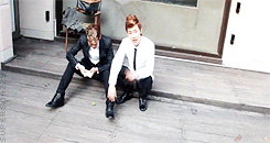 supersnazzy:  Infinite’s oldest playing with a toy car ^^ 