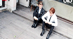 supersnazzy:  Infinite’s oldest playing with a toy car ^^ 