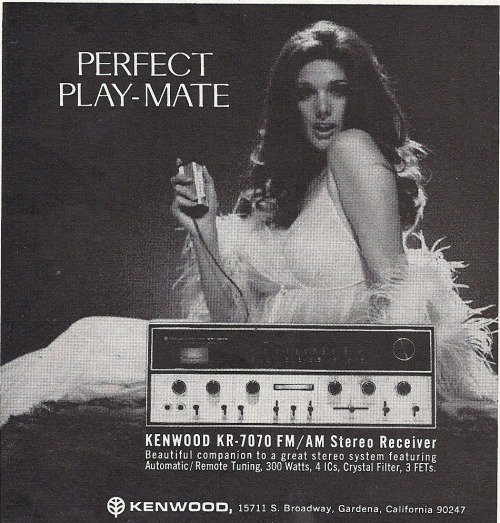 Kenwood (Stereo Receiver), Vintage Ad, Playboy - September 1970