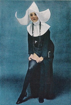 &ldquo;Girl with Nun&rsquo;s Habit,&rdquo; Posterotica, George Adams, Playboy - September 1970 