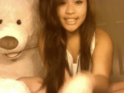 shoshannanicole:  me and my bear and my smile lol 