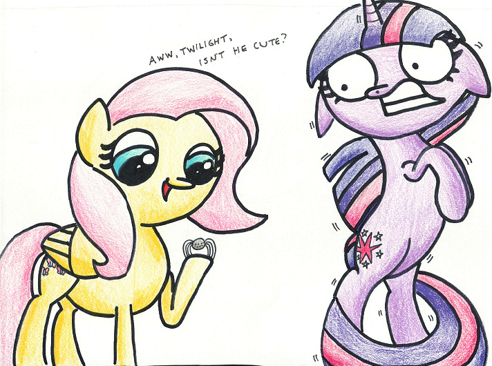 theepicblogofponies:  Twilight Doesn’t Like Spiders. Doodled by me /)^3^(\ 