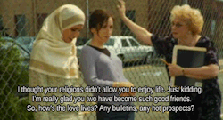 bipolar-bubbeleh:  nativepeopleproblems:  thearcanetheory:  biggadjeworld:  stardusted:  Movies you should watch: Arranged (2009). Find it on Hulu! Synopsis: Rochel is an Orthodox Jew, and Nasira a Muslim of Syrian origin. They are both young teachers
