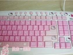 nadjahime:  キティキーボードハロー