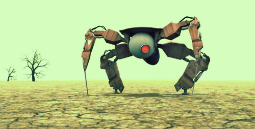 Bot in a barren land Maya