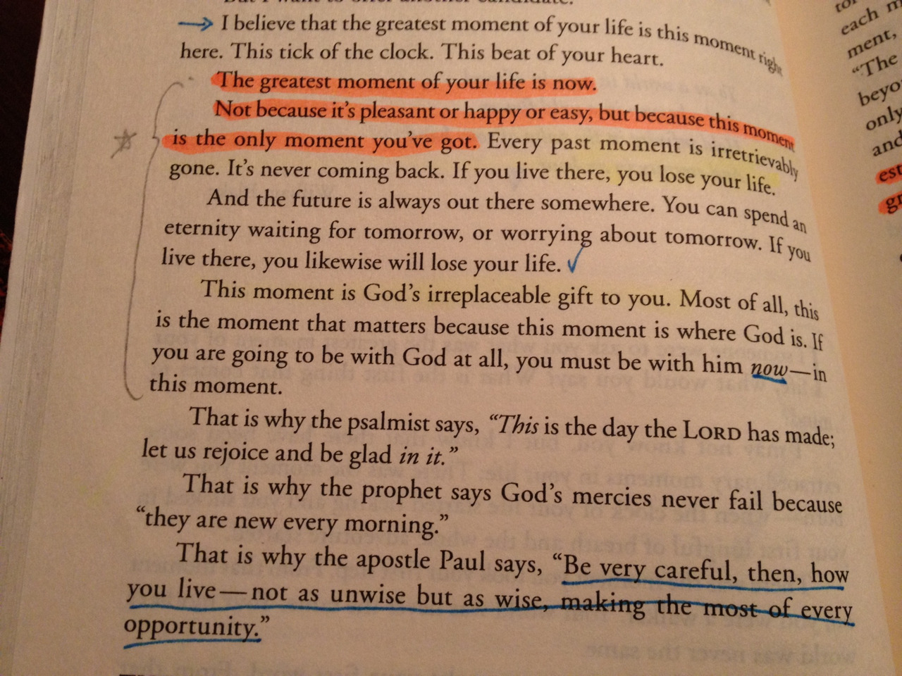 - John Ortberg, God Is Closer Than You Think