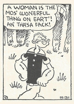 Popeyepanels:tha’sa Fack!May 31, 1933 By E.c. Segar.