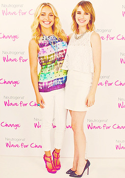 Emma Roberts & Hayden Panettiere | Neutrogena Wave for Change Event