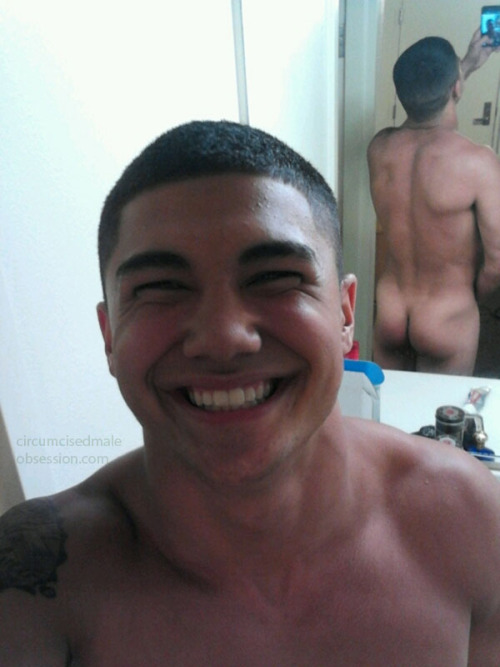 thecircumcisedmaleobsession:  Fan submission pics of 21 year old straight Air Force guy from Fairfax, CA What they said about the pics: He’s a  sexy Pacific Islander. I instantly fell in love with that million dollar smile!