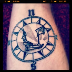 placidities:  I love compass tattoos.  I’m still not completely sure why.  I’ve seen quite a few, but this one is mine. The idea behind the placement was a change of direction in my life.  Everyone gives me shit for it but, such is life.  Enough