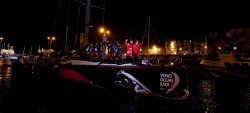 pumasailing:  Mar Mostro’s arrival into Galway. Thank you to all the fans who came to welcome PUMA. (Chris Hill/PUMA Ocean Racing) 