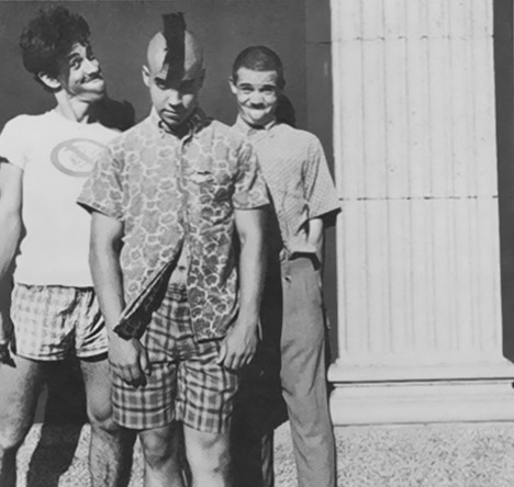 Hillel Slovak, Anthony Kiedis and Flea in 1982