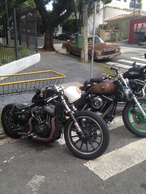bobberinspiration:  Harley bobbers
