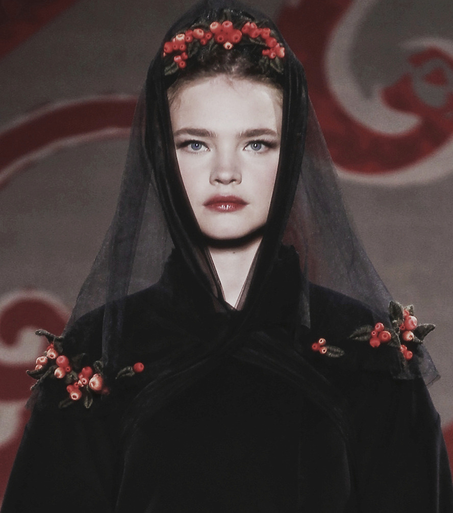 drapurr:  Natalia Vodianova at Ulyana Sergeenko HC F/W 2012  