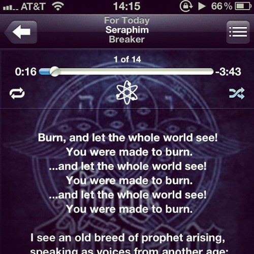 Everything about this song makes me happy, hands down one of my favourites. @fortodayband #fortoday #seraphim #music #band #christian #breaker  (Taken with Instagram)