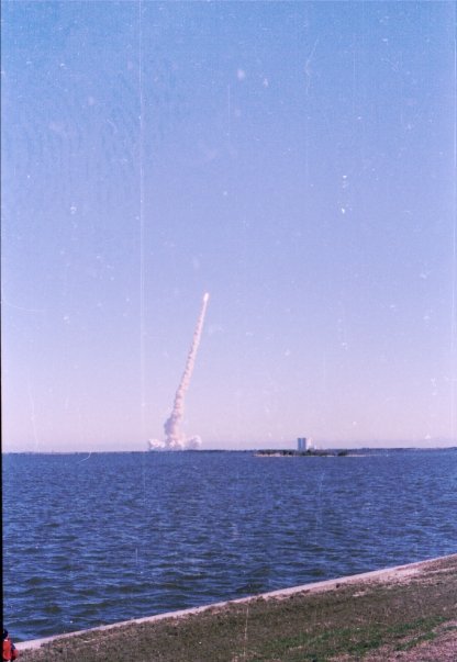 XXX The Challenger launch and subsequent explosion photo