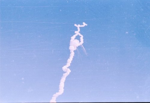 Porn The Challenger launch and subsequent explosion photos
