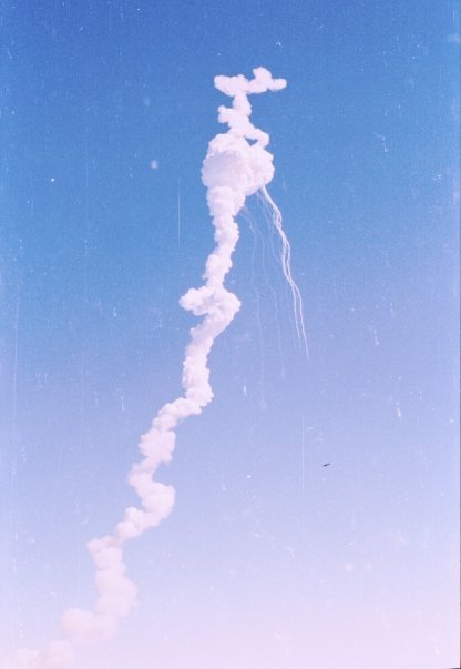 The Challenger launch and subsequent explosion porn pictures