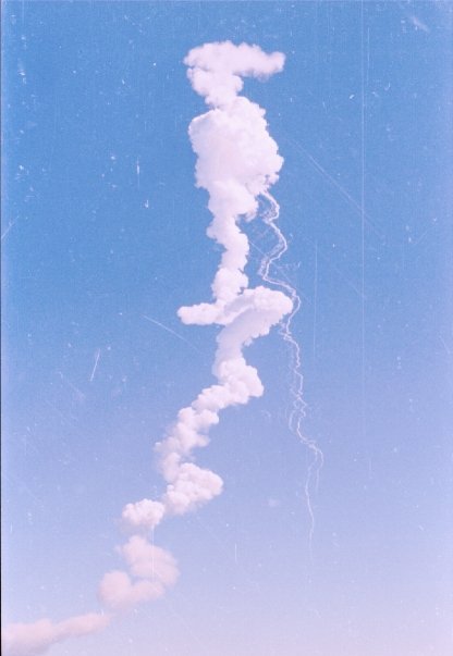 Porn photo The Challenger launch and subsequent explosion