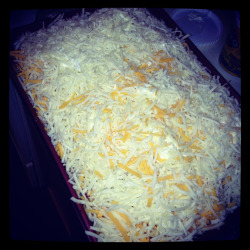 jamiejanssen:  Mmmmm, talk about some cheesy Lasagna!!!