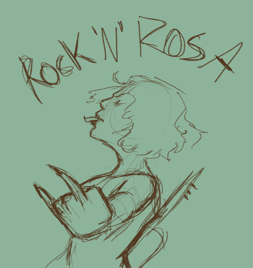 YEAH DAS RIGHT WE ALREADY HAVE A NAME #ROCK'N'ROSA
