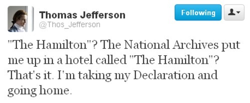 publius-report:So Jefferson spent the night with Hamilton, eh?