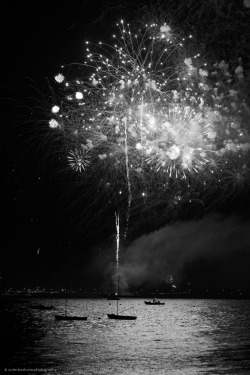 danagel:  Finale. You don’t often see fireworks photos in black &amp; white, but it really is a wonderful way to express them. A prelude to tomorrow.  Happy ^early^ Birthday America. outerbostonia July 3, 2012 Edit: Now available on my Etsy!