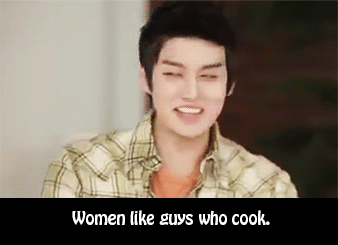 endlesslo7e:  Eli is only in it for the girls... … Is anyone even remotely surprised?  ELi u can cook for me anytime ;)