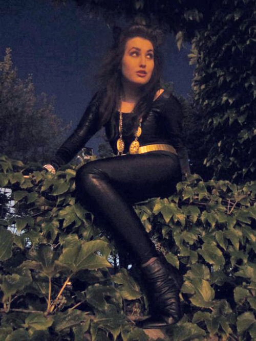 Julie Newmar Catwoman costume I made and wore for fan expo.