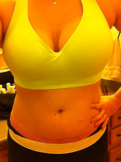 my-naughty-thoughts:  What do y’all think of my new $15 sports bra from Victoria’s