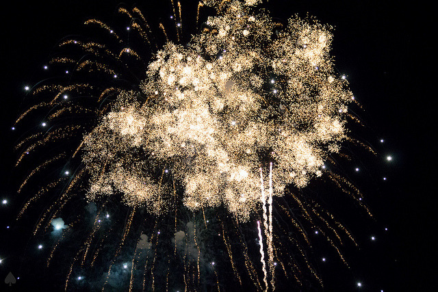 beaupaysage:  2011 Fireworks for 4th July by daspader on Flickr. 