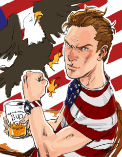 i was gonna draw somethin for freedom day but then i was just like fuckit i wanna draw a freakyass ameribatch MURRICAAA