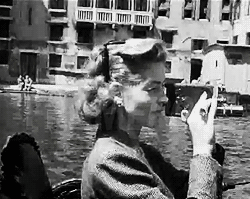 vintagesonia: Humphrey Bogart and Lauren Bacall on holiday in Venice, 1951  Venice…💜
