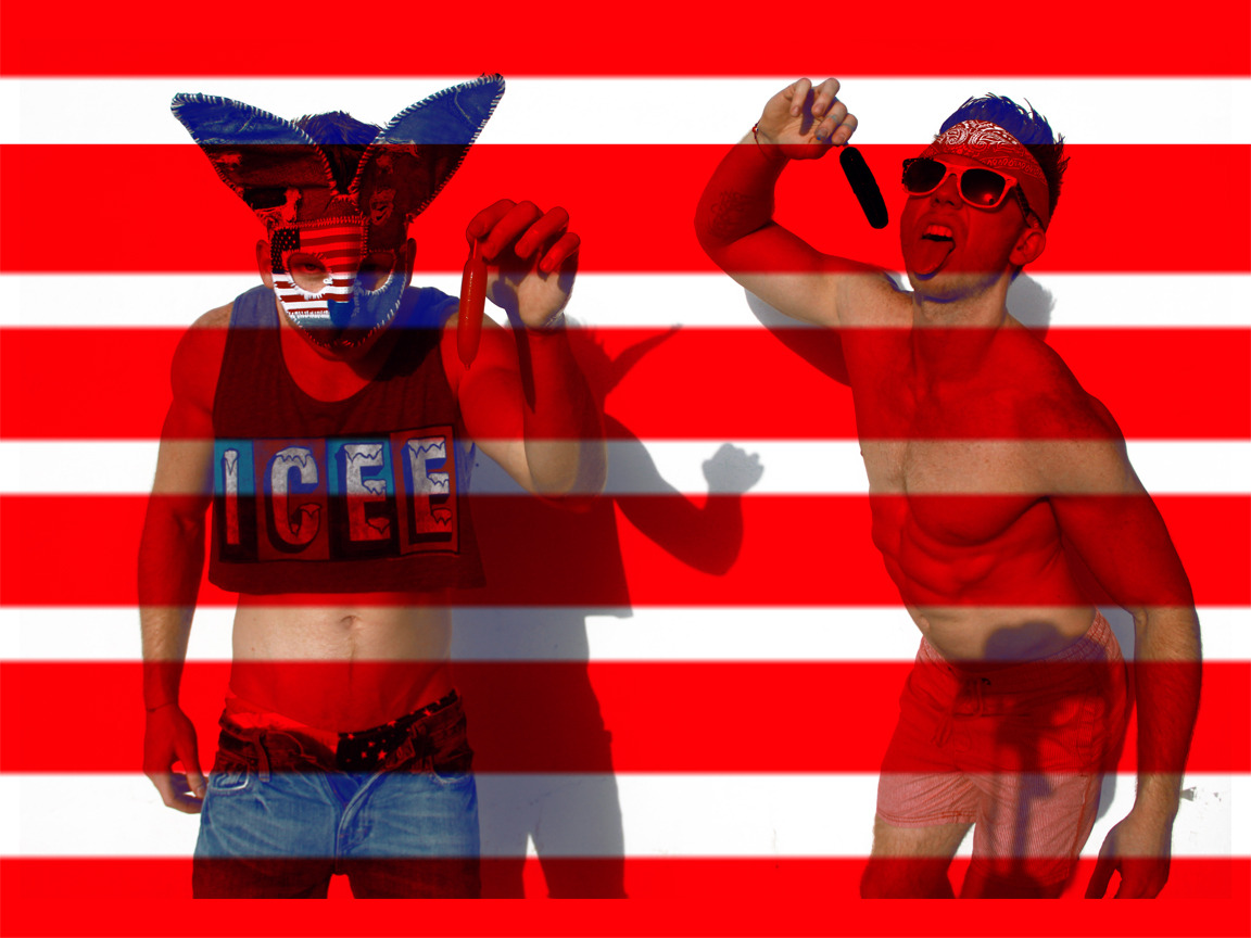 Red, White &amp; Bunny - July 2012 &lt;3 HAPPY 4TH OF JULY &lt;3  Alexander