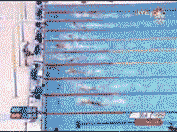 welele:  Ahora que se acercan las olimpiadas, por fin el gif entero de Phelps versión
