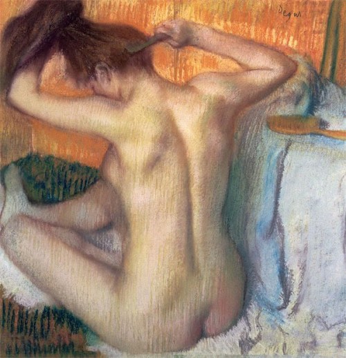 wine-loving-vagabond-blog:After the bath, Edgar Degas