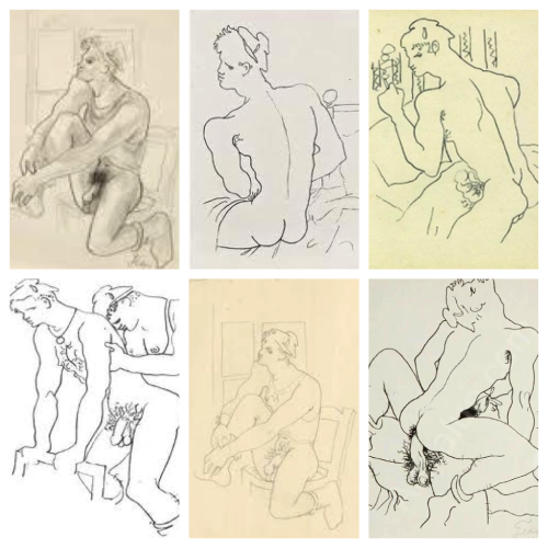 alunmabon:  Drawings by Jean Cocteau, illustrating Jean Genet’s Querelle de Brest 
