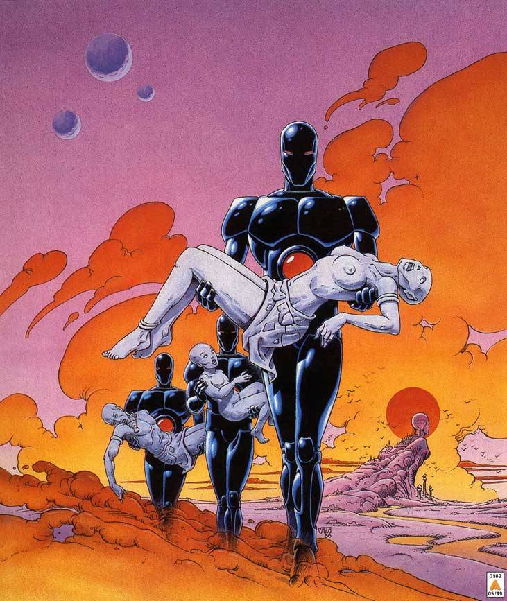 Art from the film Gandahar (1988).