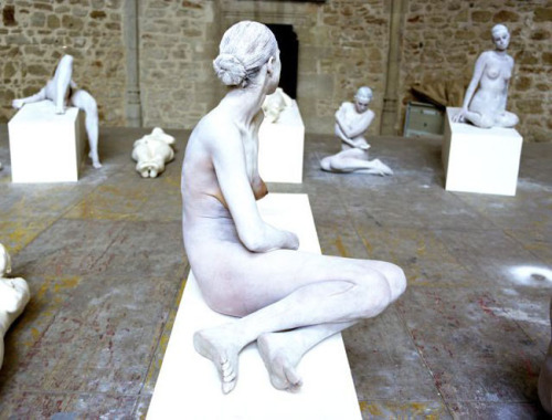 Installation/sculpture by Vanessa Beecroft.