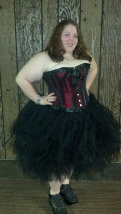 jazzyfae04:I love dressing up in My corset and tutu :3