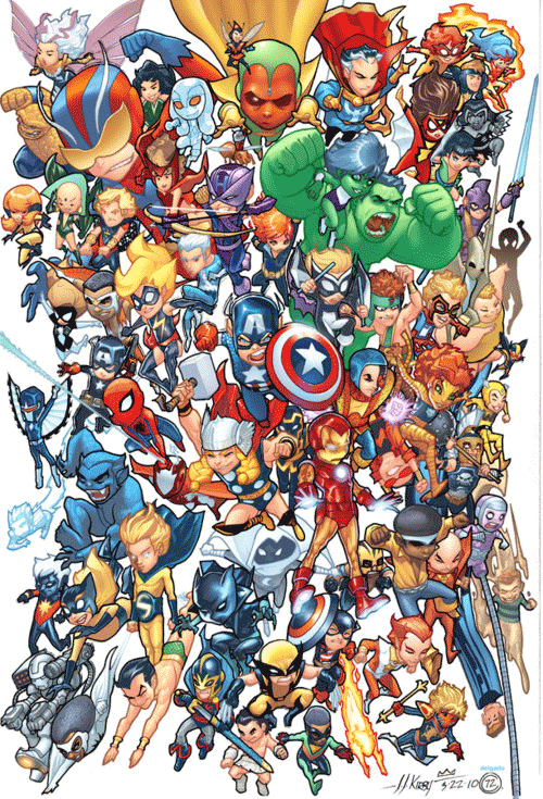 iamthedeadpool:  sweetescape:  Hero Up! | Who would you choose as part of your Super