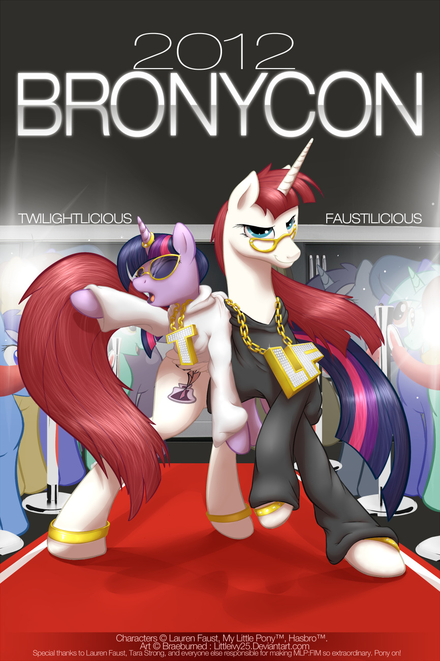These are the posters I sold exclusively at Bronycon! They were super popular and